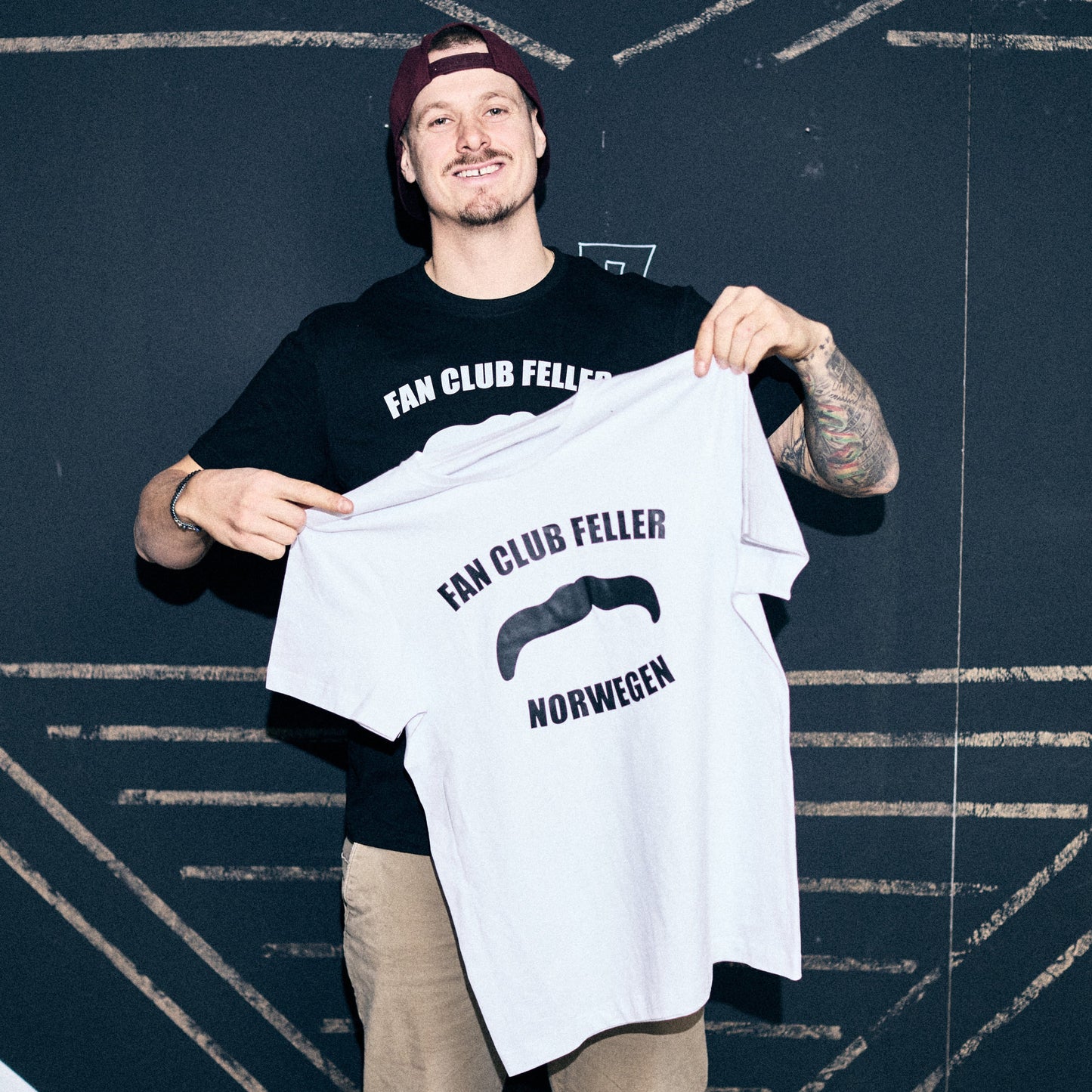 T-Shirt Fan Club Feller Norwegen